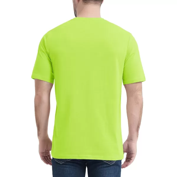 MAGCOMSEN Mens T Shirt Short Sleeve Pocket T Shirt Cotton Crewneck Tee Regular Fit Ribbed Neckline Shirt for Men
