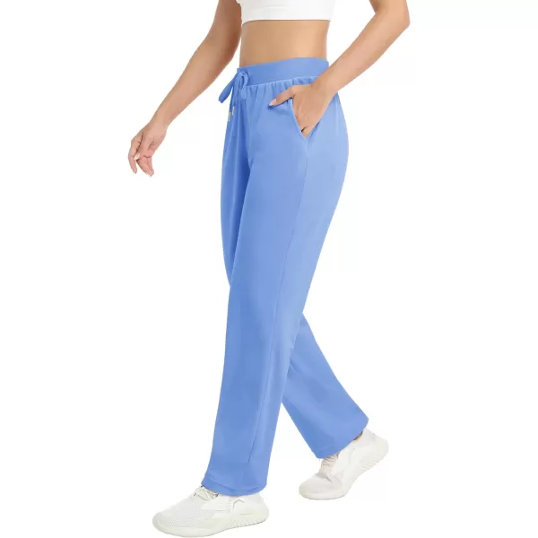 MAGCOMSEN Women's Fleece Pants Track Athletic Running Yoga Velour Pants Jogger Comfy Pajama Lounge Sweatpants