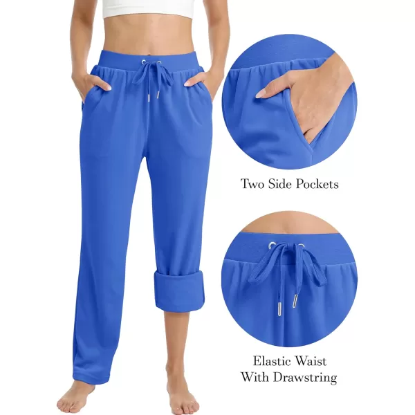 MAGCOMSEN Women's Fleece Pants Track Athletic Running Yoga Velour Pants Jogger Comfy Pajama Lounge Sweatpants