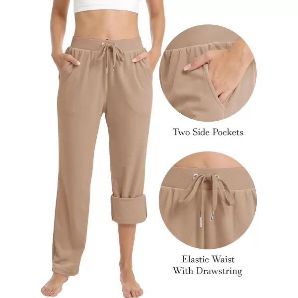 MAGCOMSEN Women's Fleece Pants Track Athletic Running Yoga Velour Pants Jogger Comfy Pajama Lounge Sweatpants