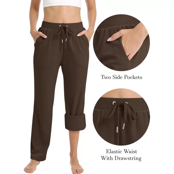 MAGCOMSEN Women's Fleece Pants Track Athletic Running Yoga Velour Pants Jogger Comfy Pajama Lounge Sweatpants