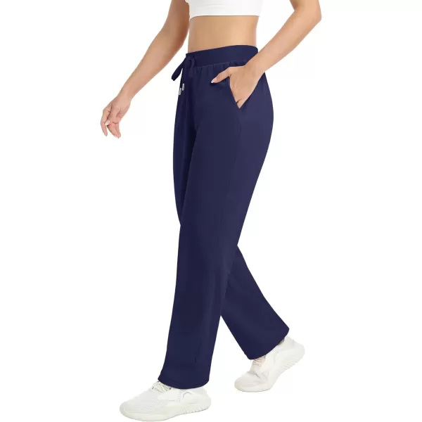 MAGCOMSEN Women's Fleece Pants Track Athletic Running Yoga Velour Pants Jogger Comfy Pajama Lounge Sweatpants