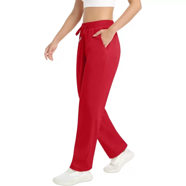 MAGCOMSEN Women's Fleece Pants Track Athletic Running Yoga Velour Pants Jogger Comfy Pajama Lounge Sweatpants