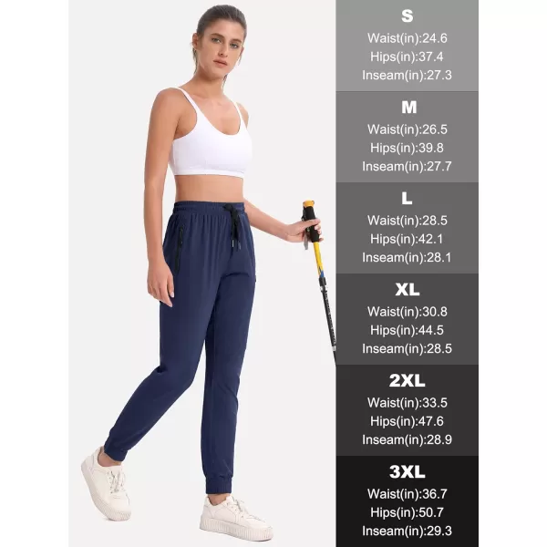 MAGCOMSEN Women's Hiking Joggers Pants Lightweight Quick Dry Gym Workout Running Pants with Pockets Outdoor Sweatpants