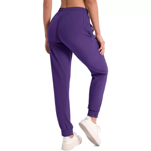 MAGCOMSEN Women's Hiking Joggers Pants Lightweight Quick Dry Gym Workout Running Pants with Pockets Outdoor Sweatpants
