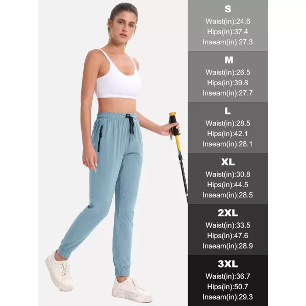 MAGCOMSEN Women's Hiking Joggers Pants Lightweight Quick Dry Gym Workout Running Pants with Pockets Outdoor Sweatpants