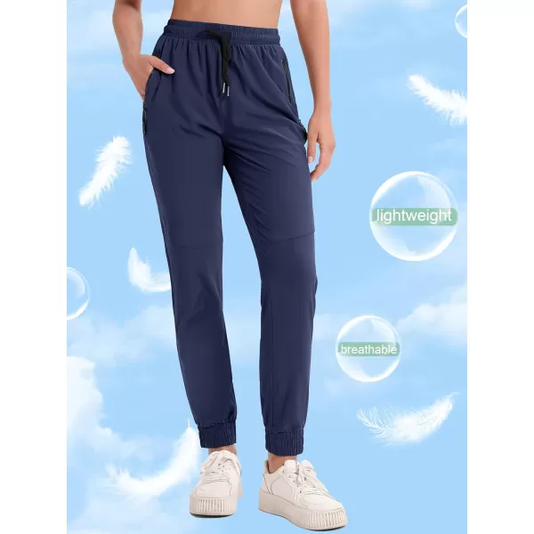MAGCOMSEN Women's Hiking Joggers Pants Lightweight Quick Dry Gym Workout Running Pants with Pockets Outdoor Sweatpants