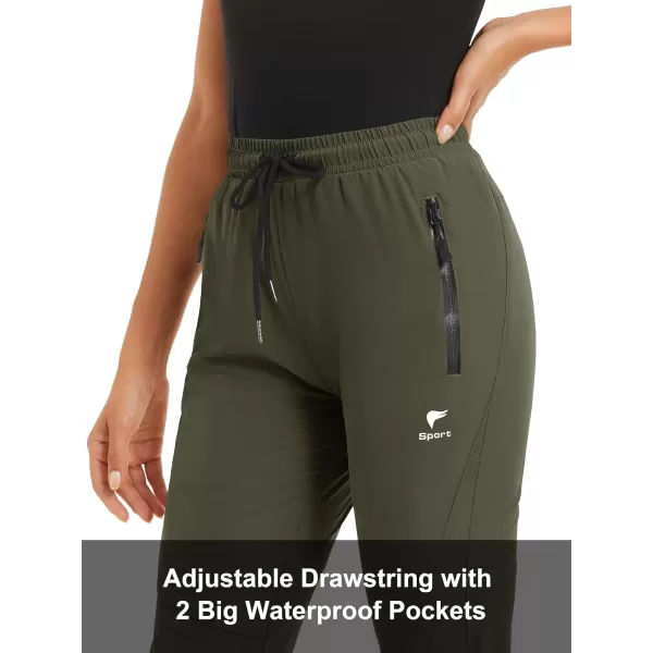 MAGCOMSEN Women's Hiking Joggers Pants Lightweight Quick Dry Gym Workout Running Pants with Pockets Outdoor Sweatpants