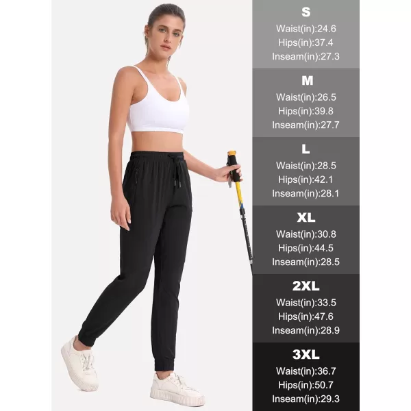 MAGCOMSEN Women's Hiking Joggers Pants Lightweight Quick Dry Gym Workout Running Pants with Pockets Outdoor Sweatpants