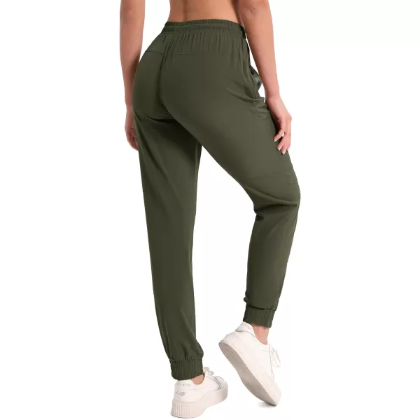 MAGCOMSEN Women's Hiking Joggers Pants Lightweight Quick Dry Gym Workout Running Pants with Pockets Outdoor Sweatpants