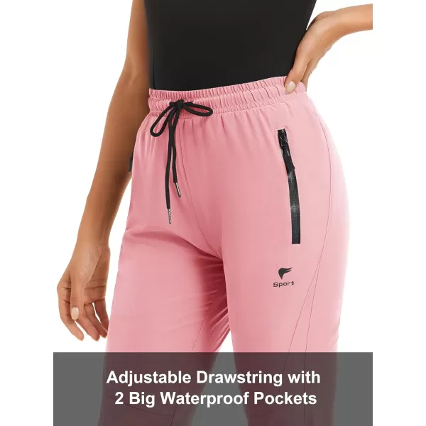 MAGCOMSEN Women's Hiking Joggers Pants Lightweight Quick Dry Gym Workout Running Pants with Pockets Outdoor Sweatpants