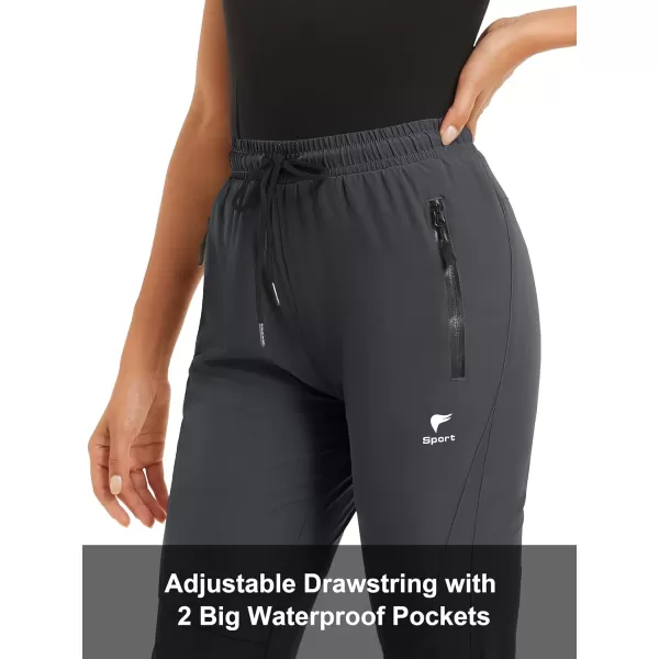 MAGCOMSEN Women's Hiking Joggers Pants Lightweight Quick Dry Gym Workout Running Pants with Pockets Outdoor Sweatpants