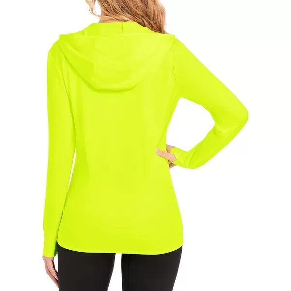 MAGCOMSEN Women's Jackets Lightweight UPF 50+ Sun Protection Shirt Hoodie Hiking Running Athletic Jacket Thumb Hole 4 Pockets