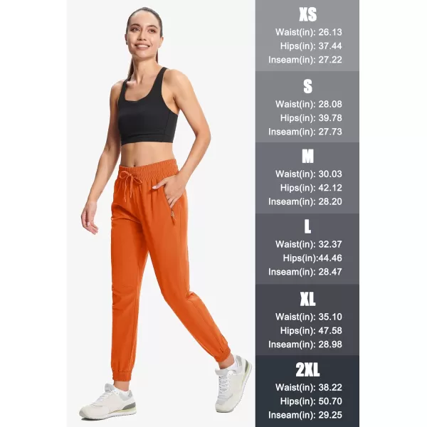 MAGCOMSEN Women's Joggers Lightweight Quick Dry Hiking Pants Water Resistant Running Athletic Workout Sweatpants Pockets