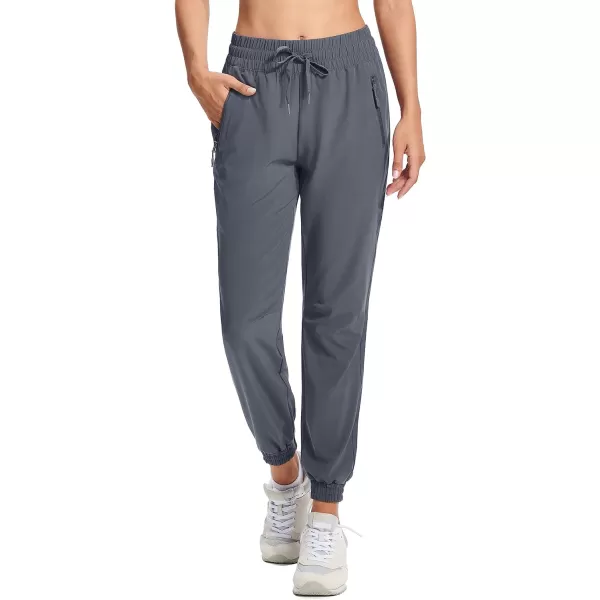 MAGCOMSEN Women's Joggers Lightweight Quick Dry Hiking Pants Water Resistant Running Athletic Workout Sweatpants Pockets