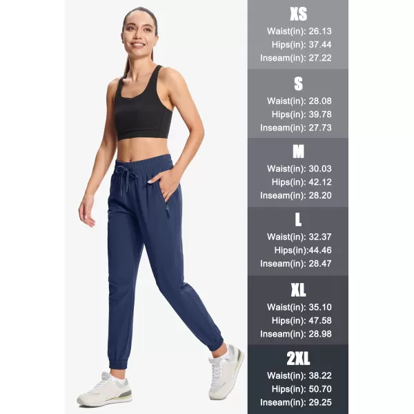 MAGCOMSEN Women's Joggers Lightweight Quick Dry Hiking Pants Water Resistant Running Athletic Workout Sweatpants Pockets