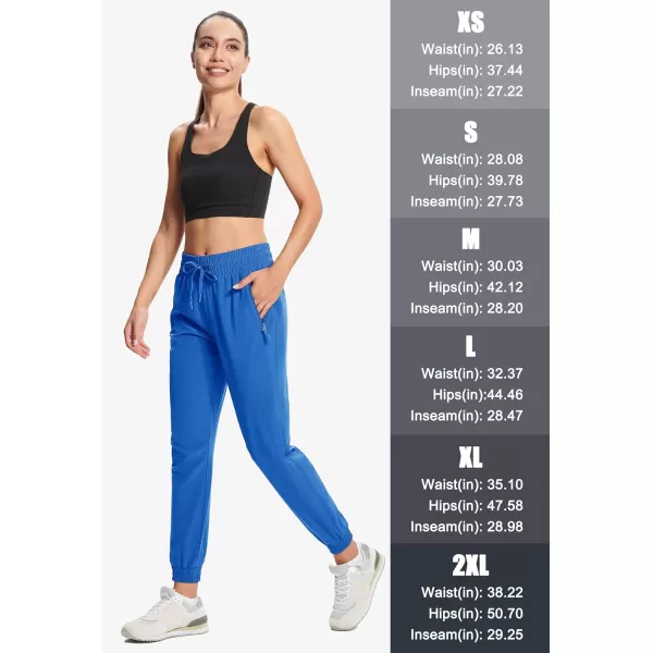 MAGCOMSEN Women's Joggers Lightweight Quick Dry Hiking Pants Water Resistant Running Athletic Workout Sweatpants Pockets