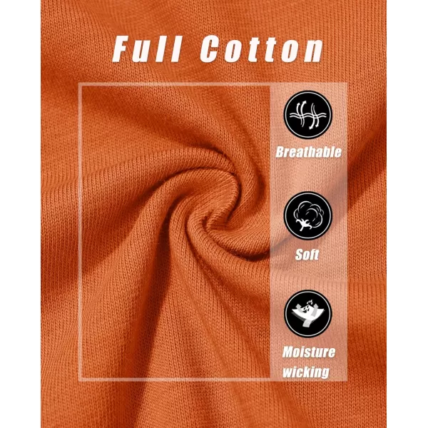 MAGCOMSEN Women's Long-Sleeve Crew-Neck Cotton T-Shirt Classic-Fit Shirt Soft Breathable Casual Tee Basic Tops
