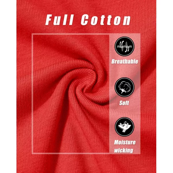 MAGCOMSEN Women's Long-Sleeve Crew-Neck Cotton T-Shirt Classic-Fit Shirt Soft Breathable Casual Tee Basic Tops