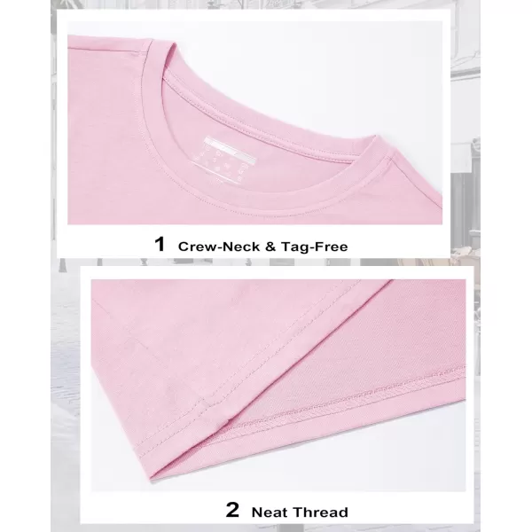 MAGCOMSEN Women's Long-Sleeve Crew-Neck Cotton T-Shirt Classic-Fit Shirt Soft Breathable Casual Tee Basic Tops