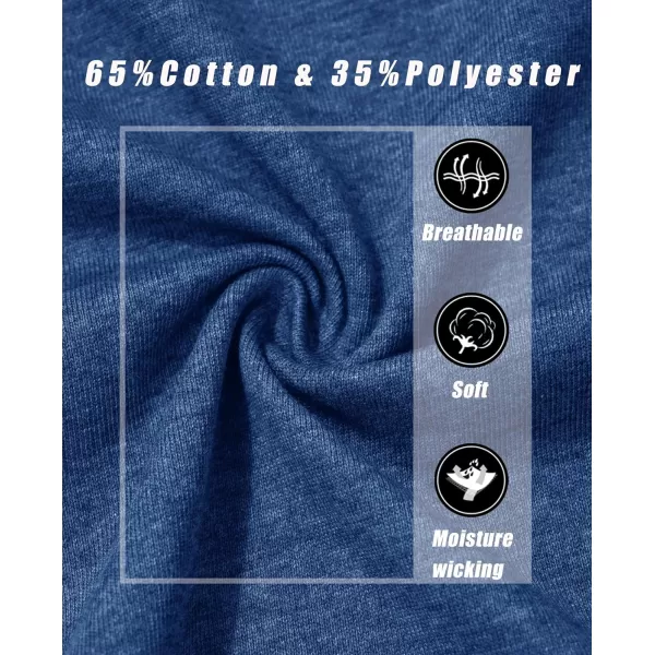 MAGCOMSEN Women's Long-Sleeve Crew-Neck Cotton T-Shirt Classic-Fit Shirt Soft Breathable Casual Tee Basic Tops