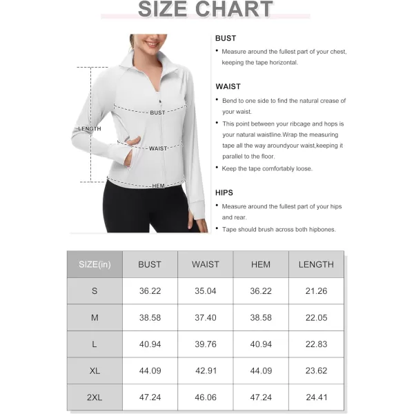 MAGCOMSEN Women's UPF 50+ Lightweight Athletic Jackets Cropped Zip Up Long Sleeve Shirts Sun Protection with Thumb Holes