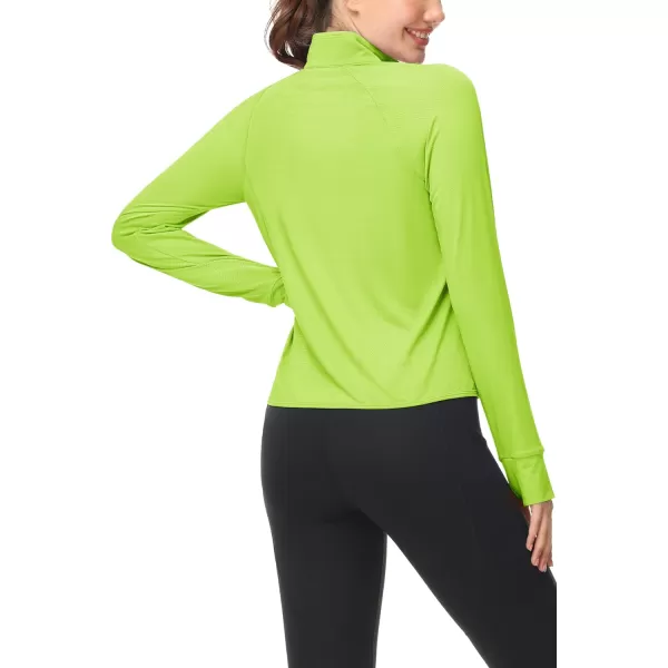 MAGCOMSEN Women's UPF 50+ Lightweight Athletic Jackets Cropped Zip Up Long Sleeve Shirts Sun Protection with Thumb Holes
