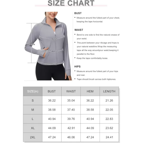 MAGCOMSEN Women's UPF 50+ Lightweight Athletic Jackets Cropped Zip Up Long Sleeve Shirts Sun Protection with Thumb Holes
