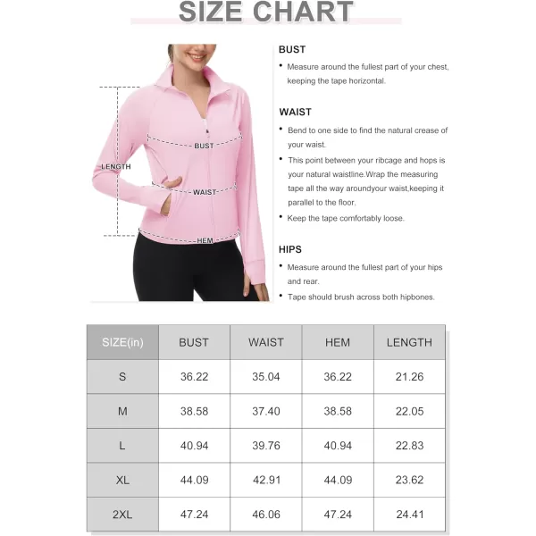 MAGCOMSEN Women's UPF 50+ Lightweight Athletic Jackets Cropped Zip Up Long Sleeve Shirts Sun Protection with Thumb Holes