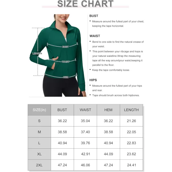 MAGCOMSEN Women's UPF 50+ Lightweight Athletic Jackets Cropped Zip Up Long Sleeve Shirts Sun Protection with Thumb Holes