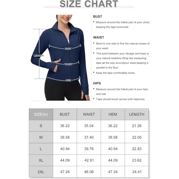 MAGCOMSEN Women's UPF 50+ Lightweight Athletic Jackets Cropped Zip Up Long Sleeve Shirts Sun Protection with Thumb Holes