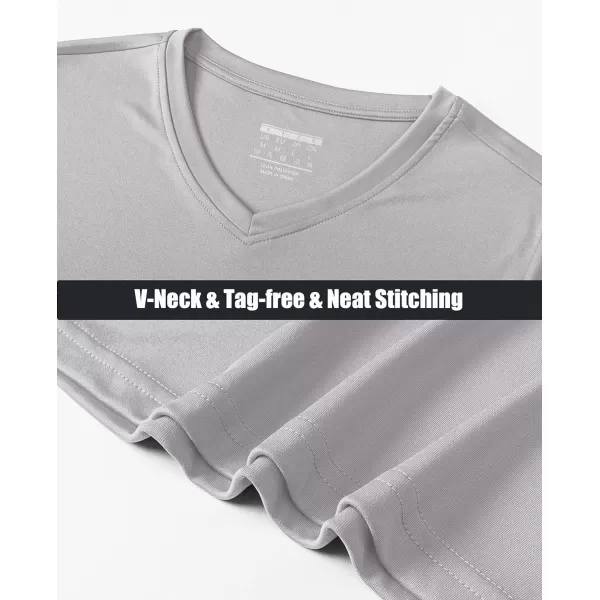 MAGCOMSEN Women's UPF 50+ Long Sleeve Shirts V-Neck UV Sun Protection T-Shirt Hiking Running Workout Outdoor Tee