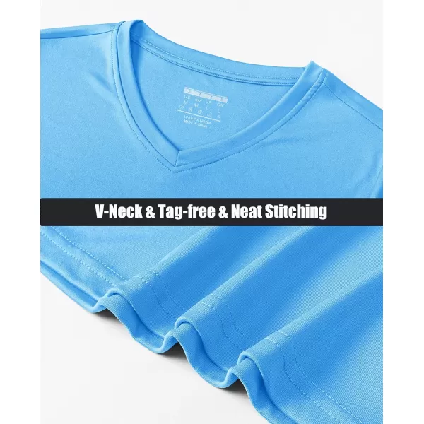 MAGCOMSEN Women's UPF 50+ Long Sleeve Shirts V-Neck UV Sun Protection T-Shirt Hiking Running Workout Outdoor Tee