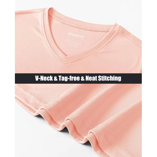 MAGCOMSEN Women's UPF 50+ Long Sleeve Shirts V-Neck UV Sun Protection T-Shirt Hiking Running Workout Outdoor Tee