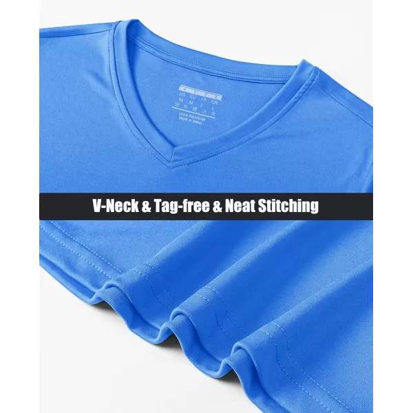 MAGCOMSEN Women's UPF 50+ Long Sleeve Shirts V-Neck UV Sun Protection T-Shirt Hiking Running Workout Outdoor Tee
