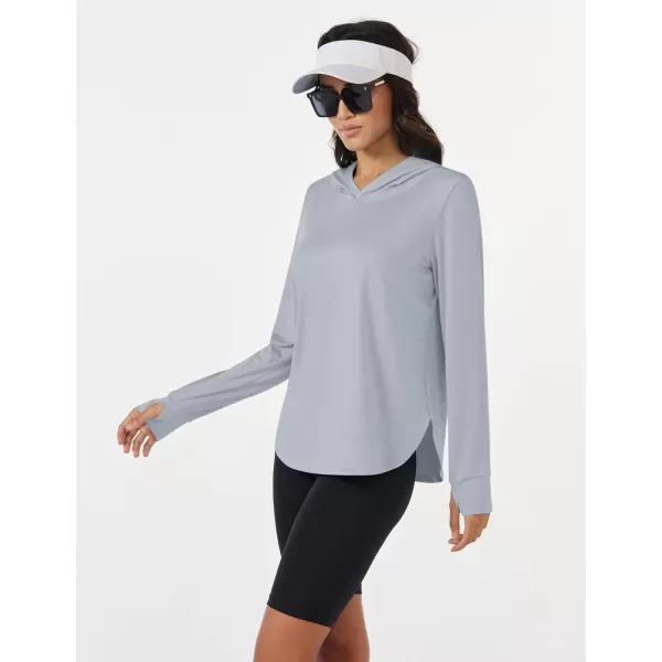 MAGCOMSEN Women's UPF 80+ Quick Dry Sun Protection Hoodie Lightweight SPF Long Sleeve Rashguard with Thumb Hole