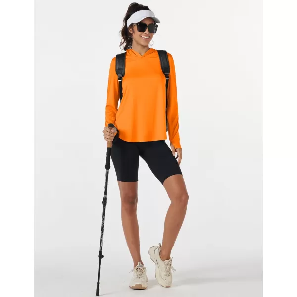 MAGCOMSEN Women's UPF 80+ Quick Dry Sun Protection Hoodie Lightweight SPF Long Sleeve Rashguard with Thumb Hole