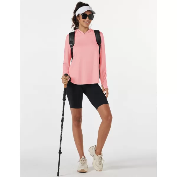 MAGCOMSEN Women's UPF 80+ Quick Dry Sun Protection Hoodie Lightweight SPF Long Sleeve Rashguard with Thumb Hole
