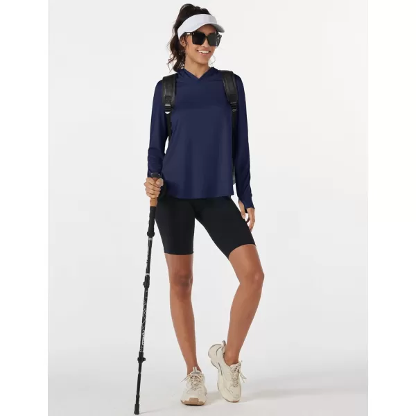 MAGCOMSEN Women's UPF 80+ Quick Dry Sun Protection Hoodie Lightweight SPF Long Sleeve Rashguard with Thumb Hole