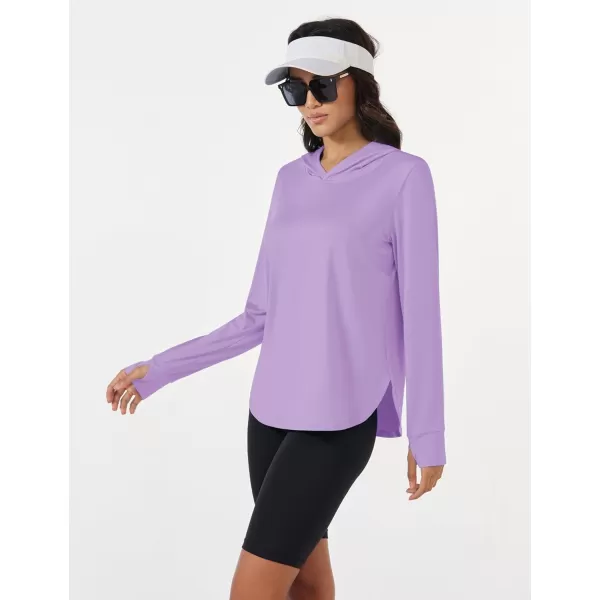 MAGCOMSEN Women's UPF 80+ Quick Dry Sun Protection Hoodie Lightweight SPF Long Sleeve Rashguard with Thumb Hole