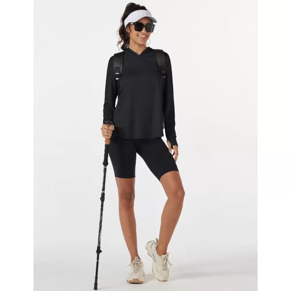 MAGCOMSEN Women's UPF 80+ Quick Dry Sun Protection Hoodie Lightweight SPF Long Sleeve Rashguard with Thumb Hole