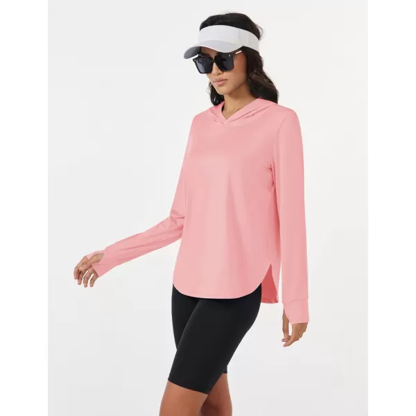 MAGCOMSEN Women's UPF 80+ Quick Dry Sun Protection Hoodie Lightweight SPF Long Sleeve Rashguard with Thumb Hole