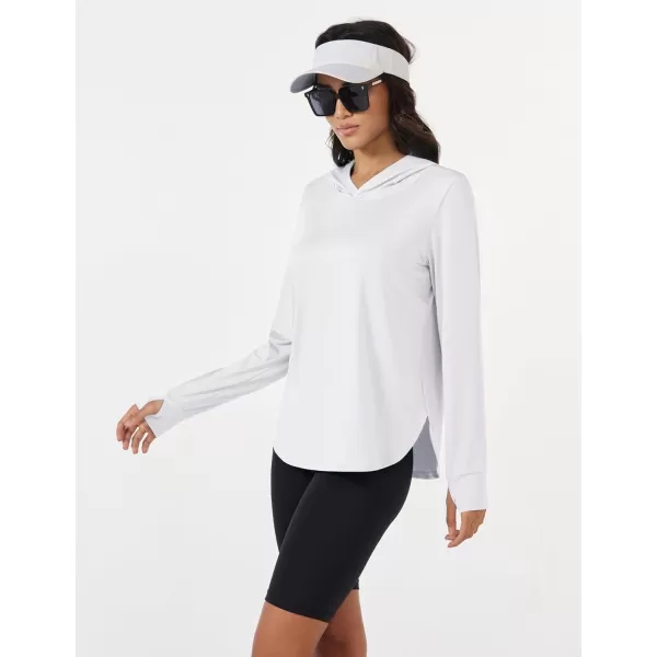 MAGCOMSEN Women's UPF 80+ Quick Dry Sun Protection Hoodie Lightweight SPF Long Sleeve Rashguard with Thumb Hole