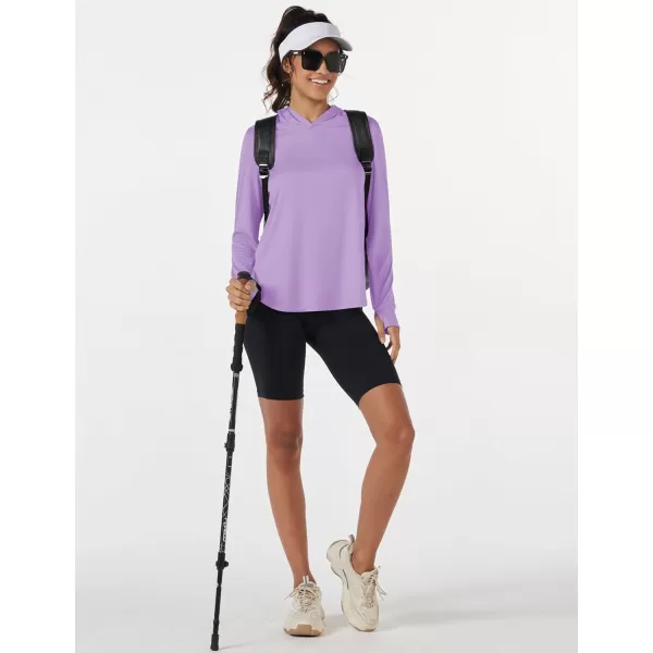 MAGCOMSEN Women's UPF 80+ Quick Dry Sun Protection Hoodie Lightweight SPF Long Sleeve Rashguard with Thumb Hole