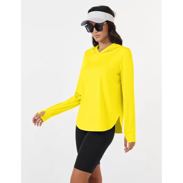 MAGCOMSEN Women's UPF 80+ Quick Dry Sun Protection Hoodie Lightweight SPF Long Sleeve Rashguard with Thumb Hole