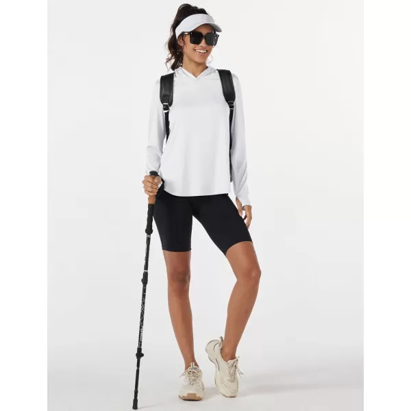 MAGCOMSEN Women's UPF 80+ Quick Dry Sun Protection Hoodie Lightweight SPF Long Sleeve Rashguard with Thumb Hole