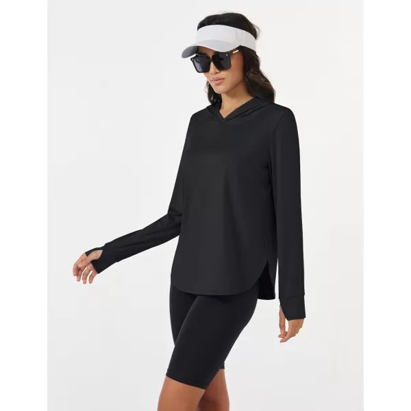 MAGCOMSEN Women's UPF 80+ Quick Dry Sun Protection Hoodie Lightweight SPF Long Sleeve Rashguard with Thumb Hole