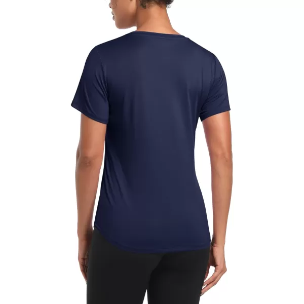 MAGCOMSEN Women's UPF 80+ Short Sleeve T Shirts Quick Dry Breathable Athletic Workout Gym Tops with Curve Hem