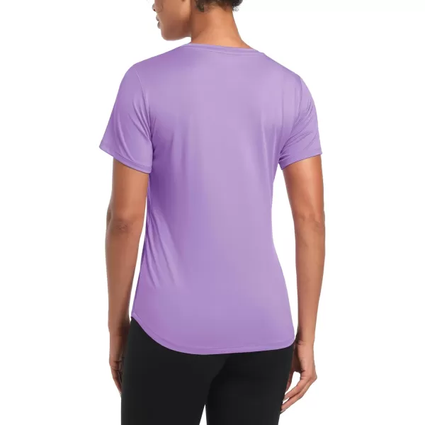 MAGCOMSEN Women's UPF 80+ Short Sleeve T Shirts Quick Dry Breathable Athletic Workout Gym Tops with Curve Hem