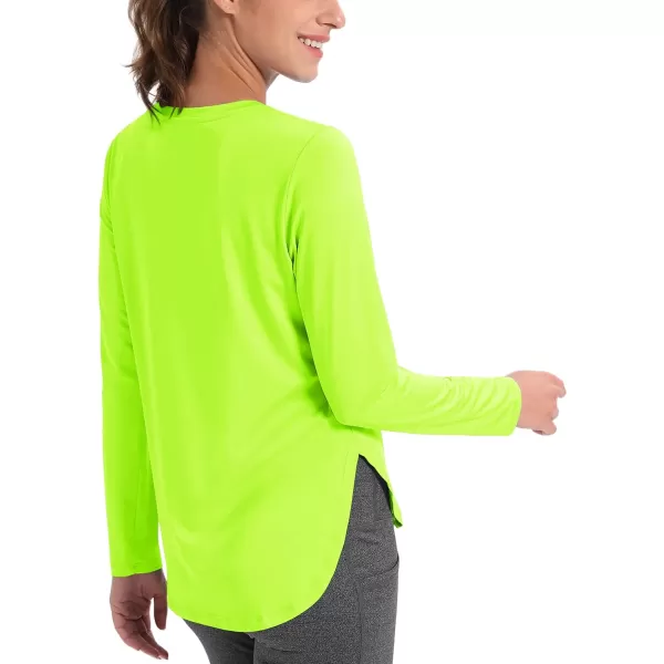 MAGCOMSEN Women's UPF 80+ UV T Shirts Long Sleeve Workout Tops Quick Dry Athletic Tees Gym Hiking Sun Shirt